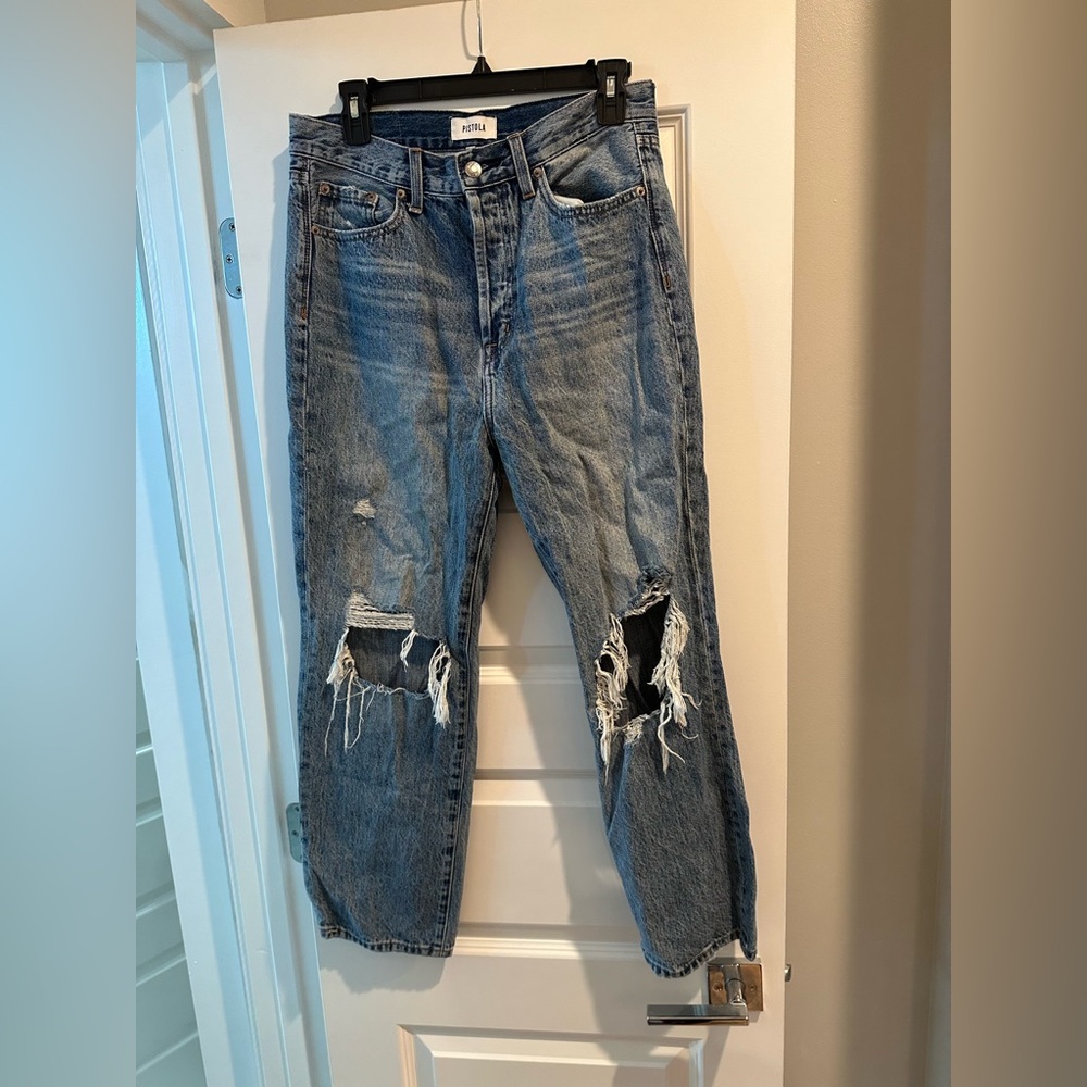 pistola denim size 29 with holes